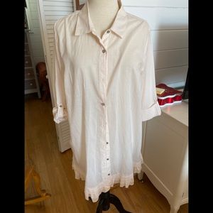 Lovely light pink cotton tunic